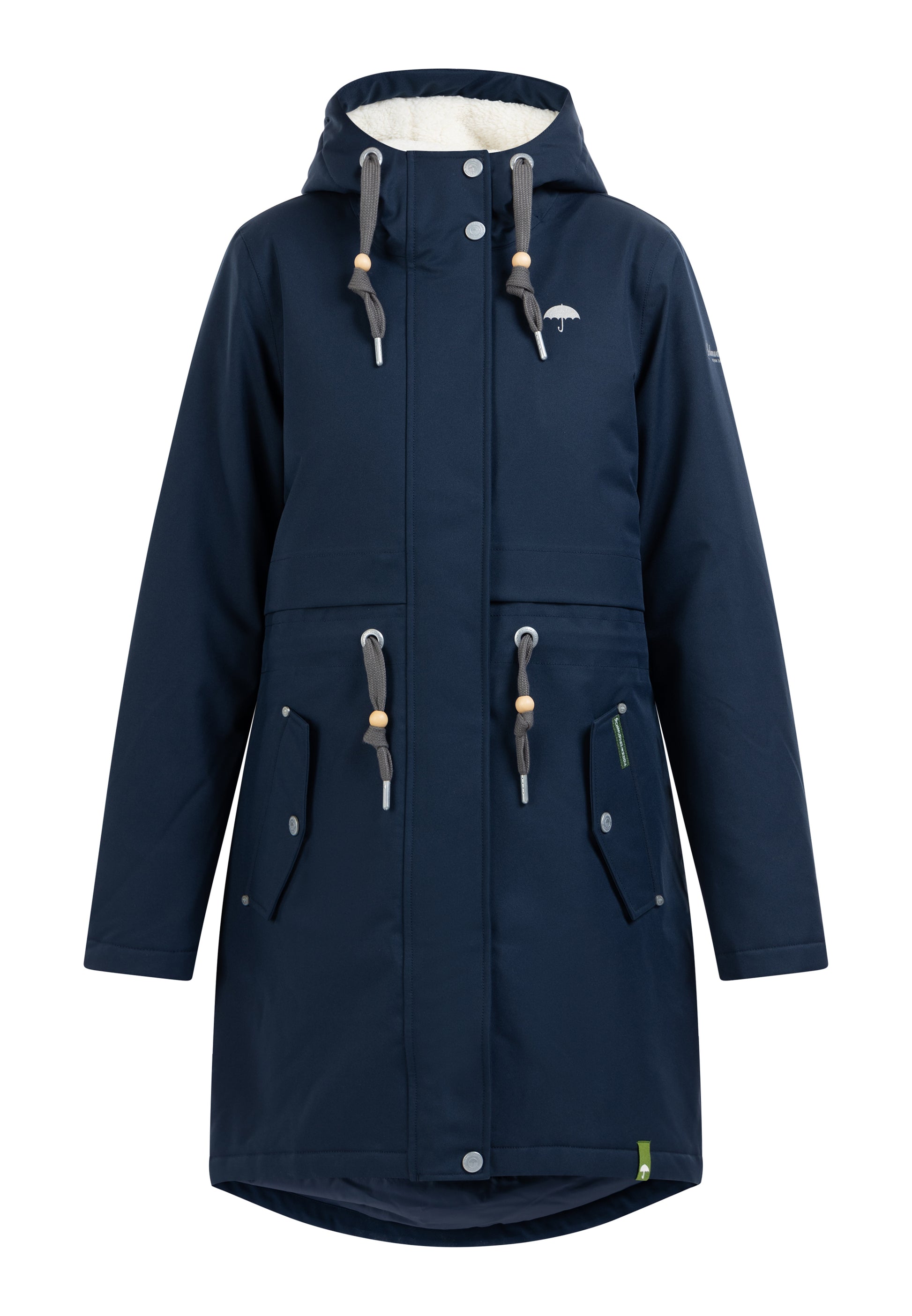 Schmuddelwedda Damen-Winterparka aus recyceltem Polyester