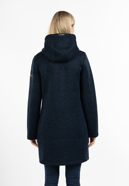 Schmuddelwedda Damen Strickfleece Dufflemantel