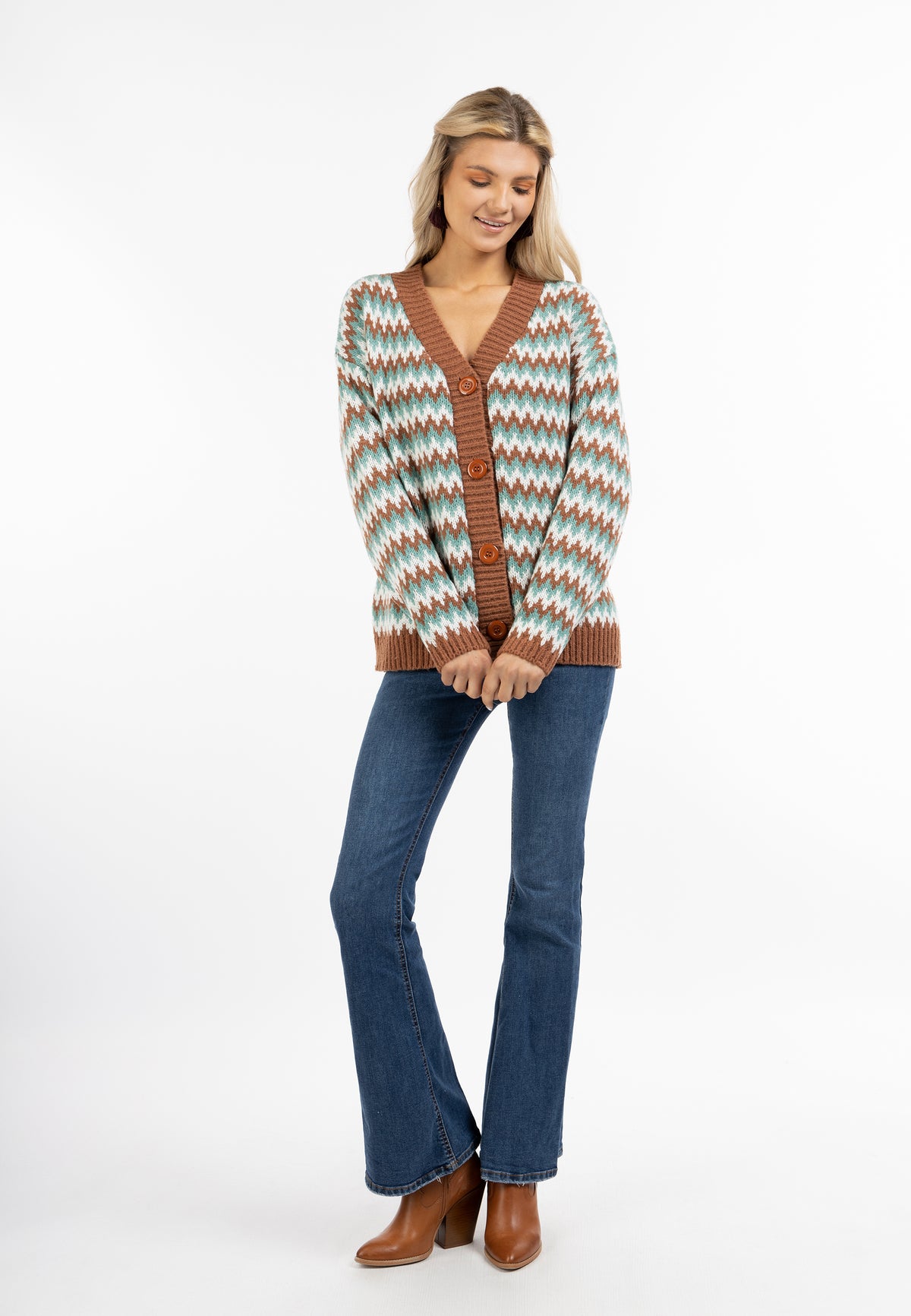 Basuto Women's Cardigan With Buttons