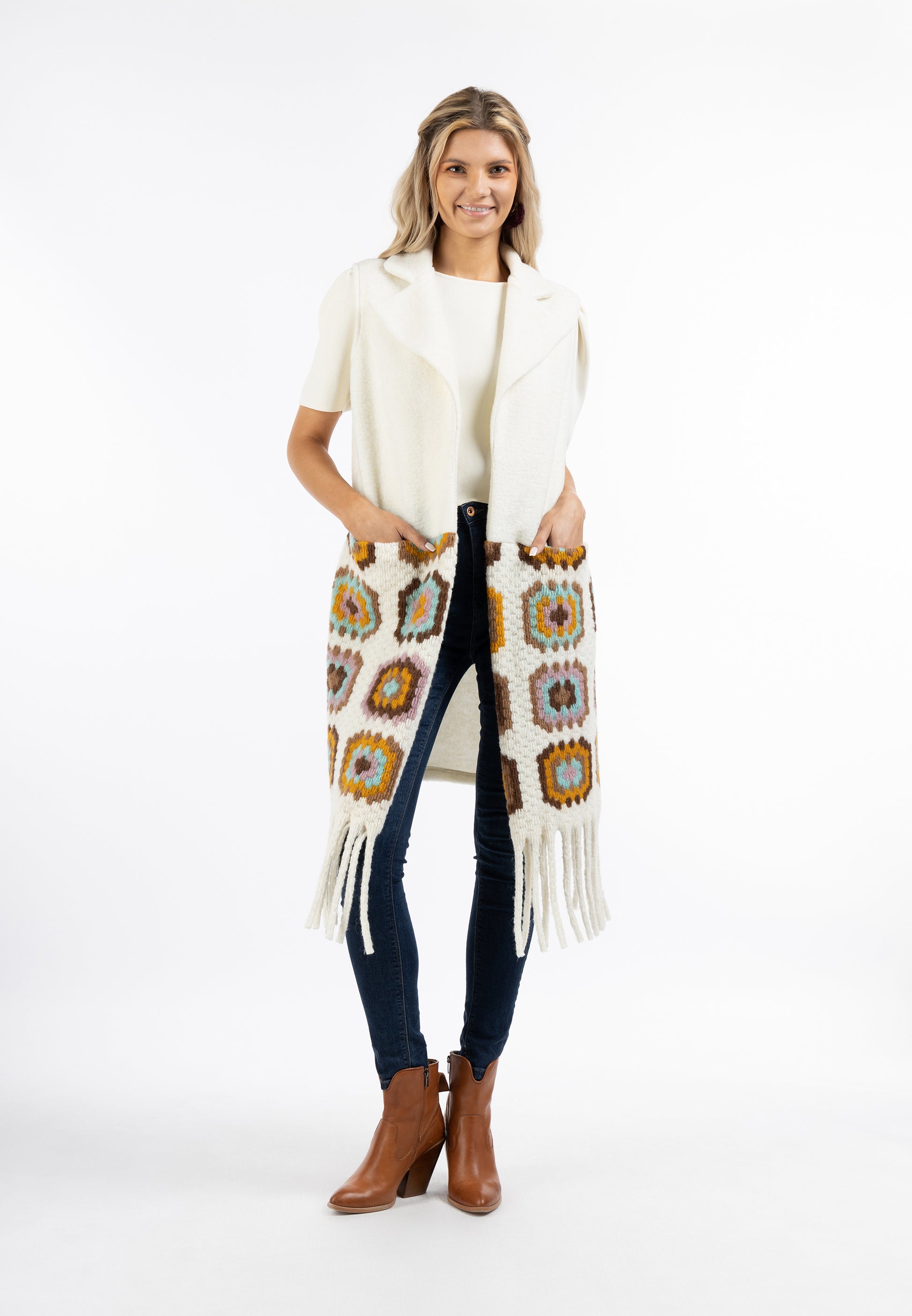 IZIA Women's Long Vest