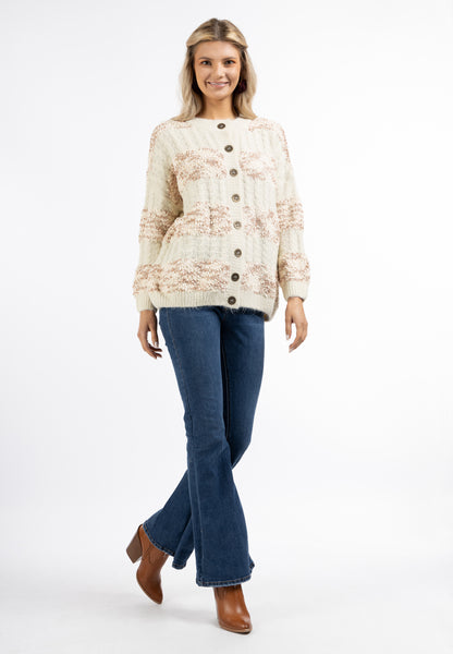 Esha Women's Cardigan With Button