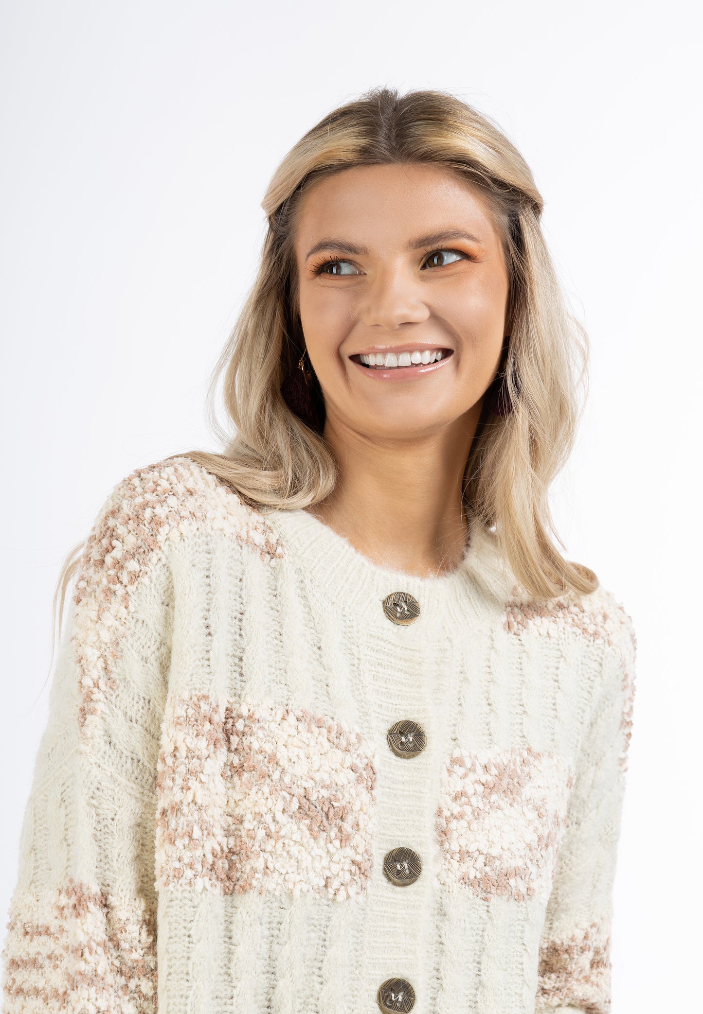 Alzou Women's Cardigan With Button
