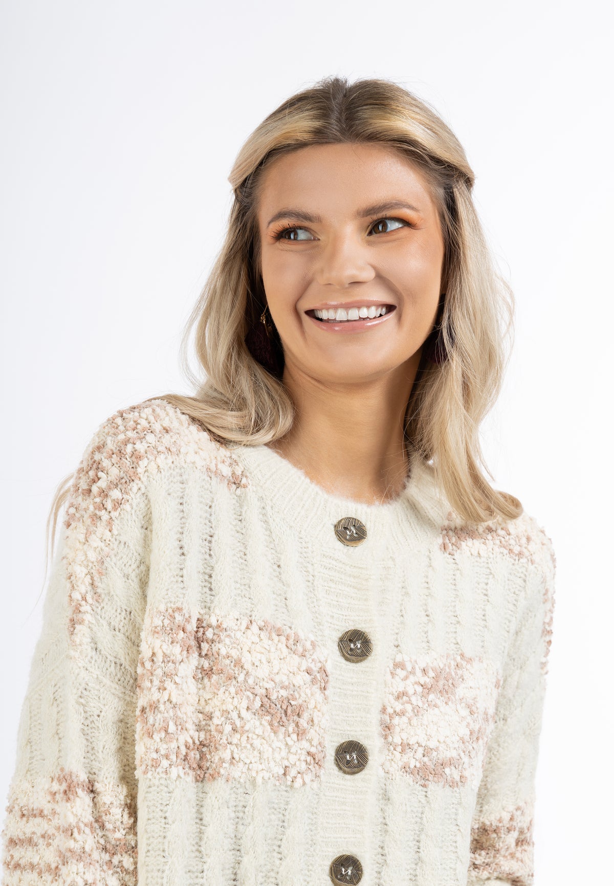 Esha Women's Cardigan With Button