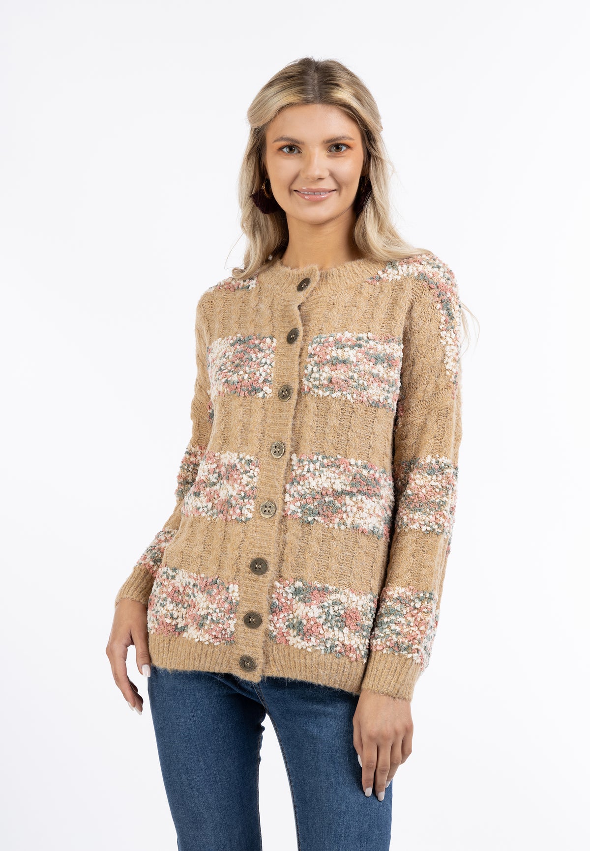 Esha Women's Cardigan With Button