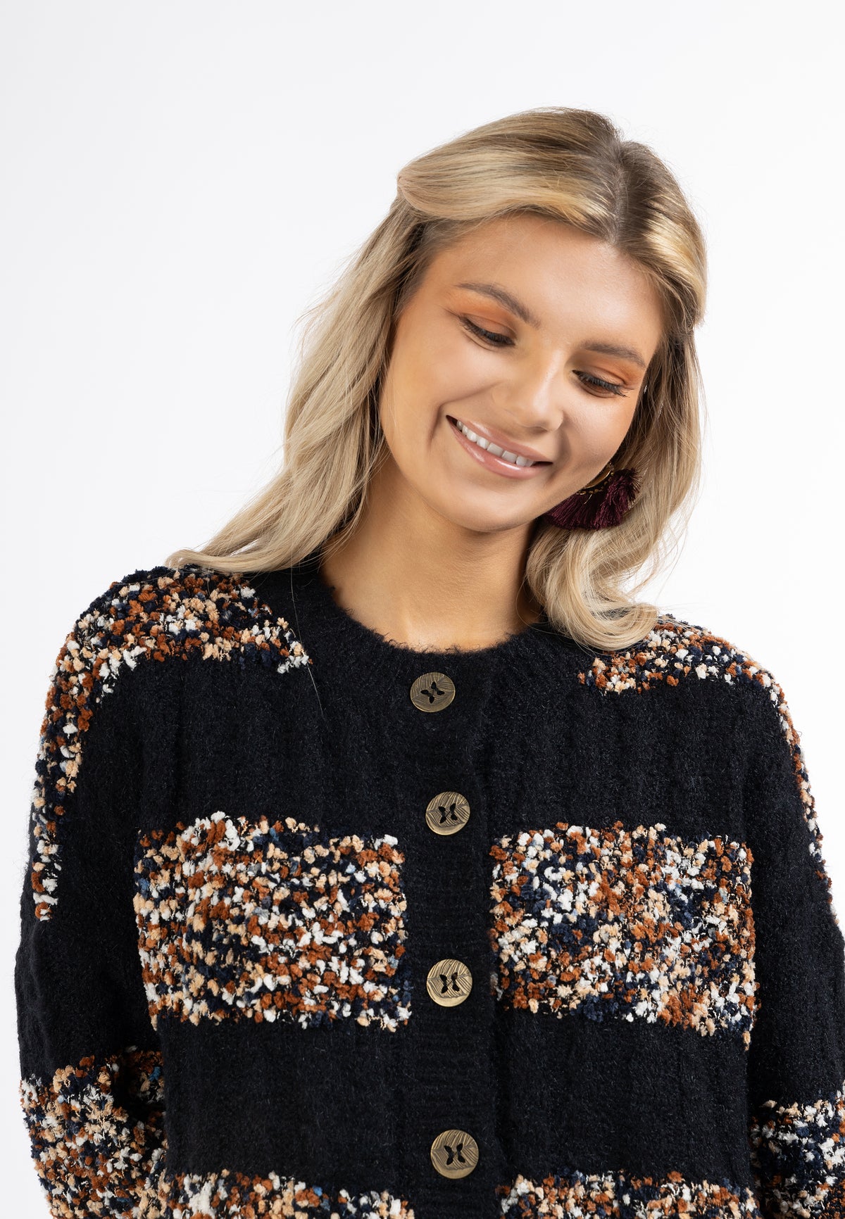 Esha Women's Cardigan With Button