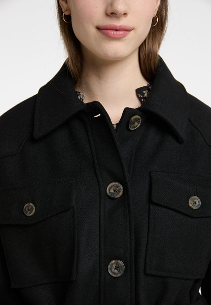 DreiMaster Vintage Damen Transitional Jacket aus einer Wollmischung