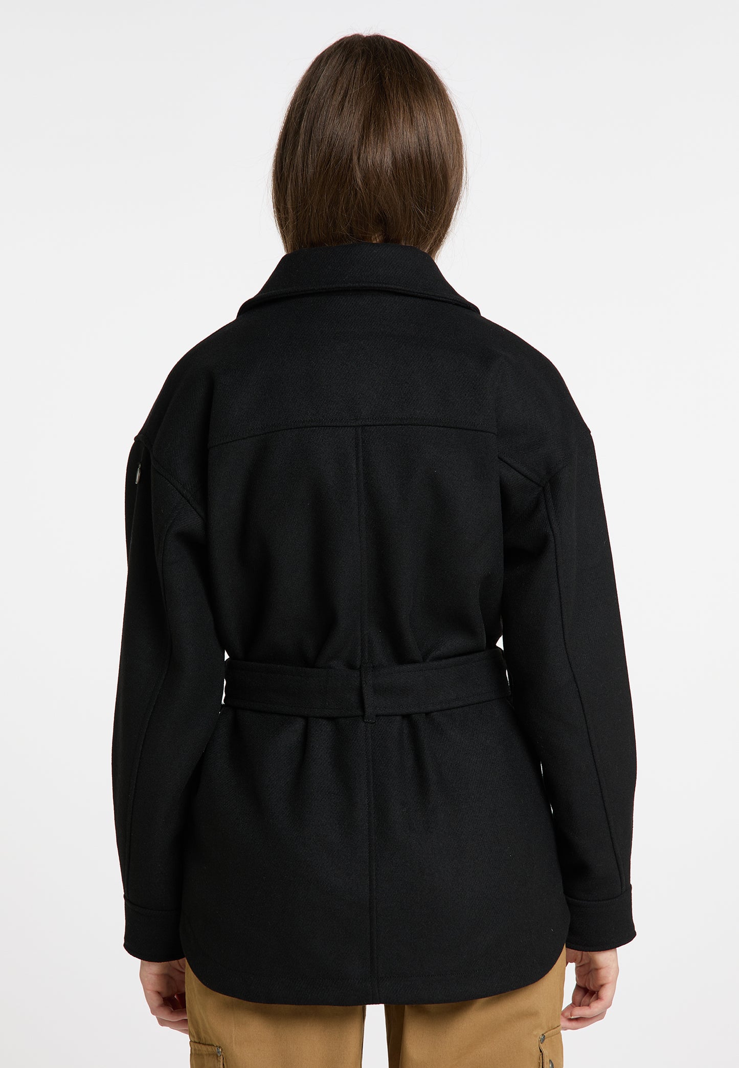 DreiMaster Vintage Damen Transitional Jacket aus einer Wollmischung
