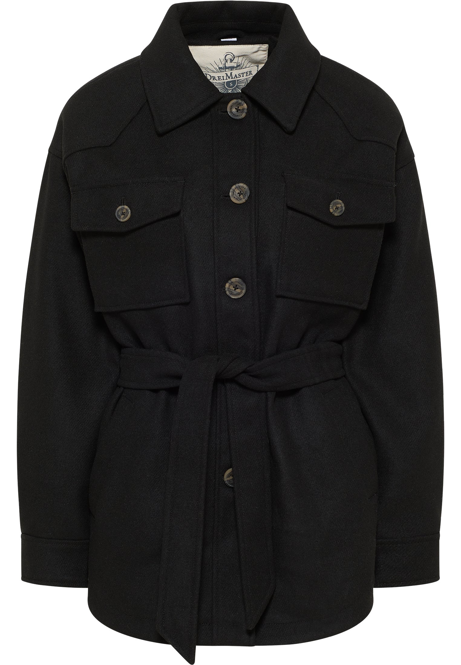 DreiMaster Vintage Damen Transitional Jacket aus einer Wollmischung