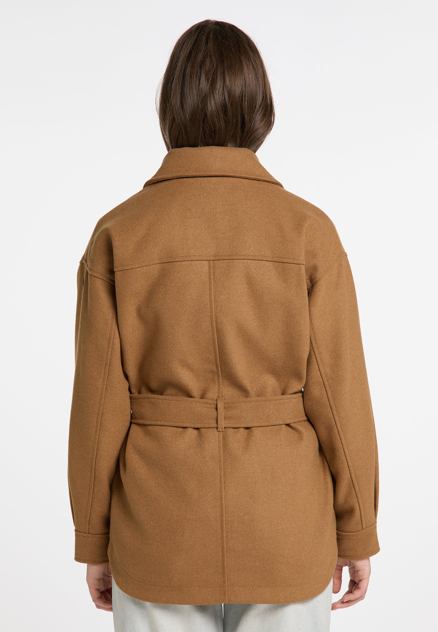 DreiMaster Vintage Damen Transitional Jacket aus einer Wollmischung