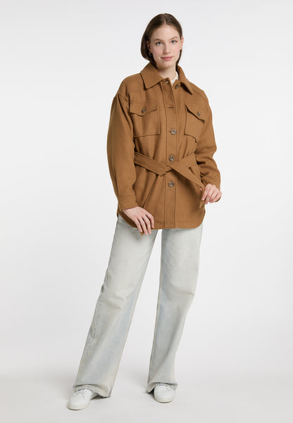 DreiMaster Vintage Damen Transitional Jacket aus einer Wollmischung