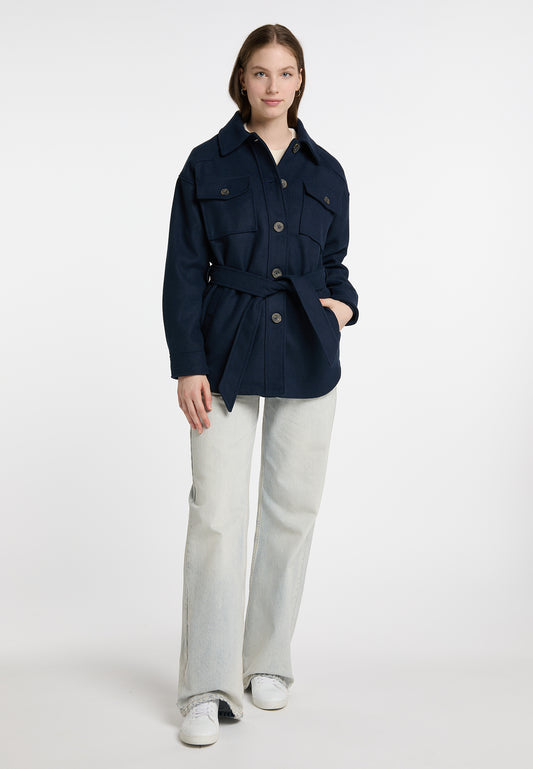 DreiMaster Vintage Damen Transitional Jacket aus einer Wollmischung