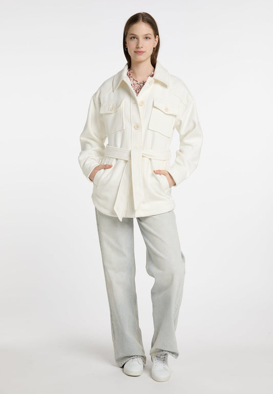 Dreimaster vintage Women's Transitional Jacket Made From A Wool Blend