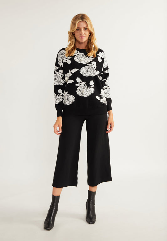 Usha Women's Sweater With Pearls