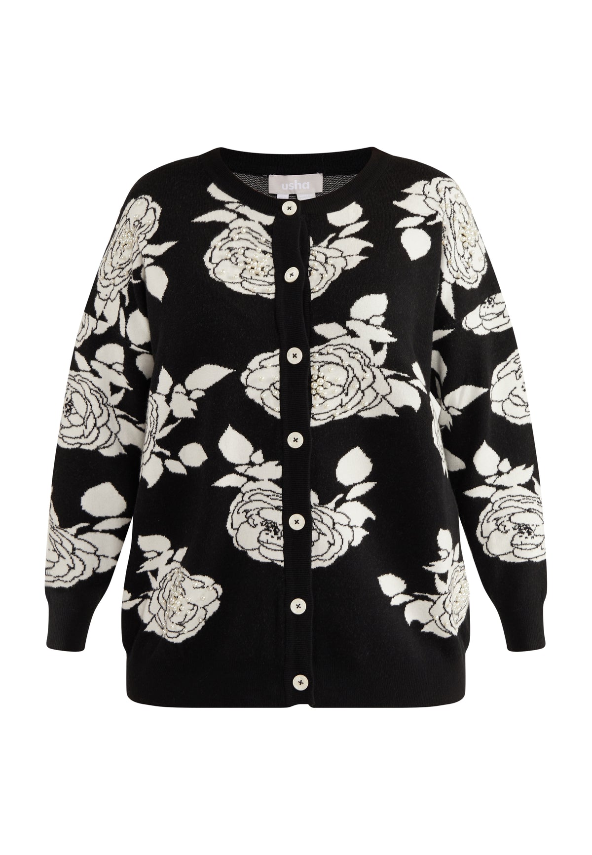 Jeona Women's Cardigan With Pearls