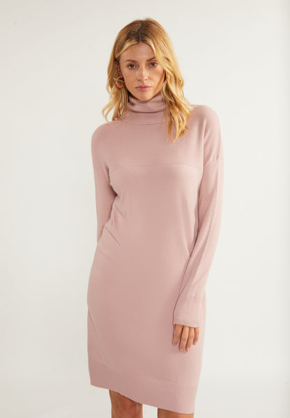 Vinaja Women's Knit Long Sleeve Midi Dress
