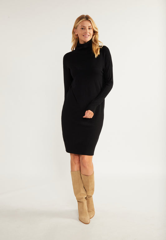 Ennia Women's Knit Long Sleeve Midi Dress