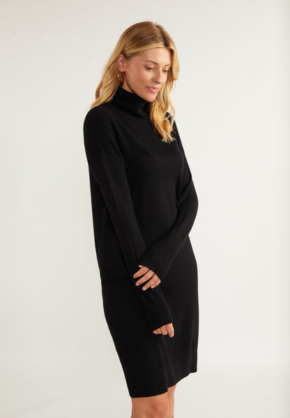 Minya Women's Knit Long Sleeve Midi Dress