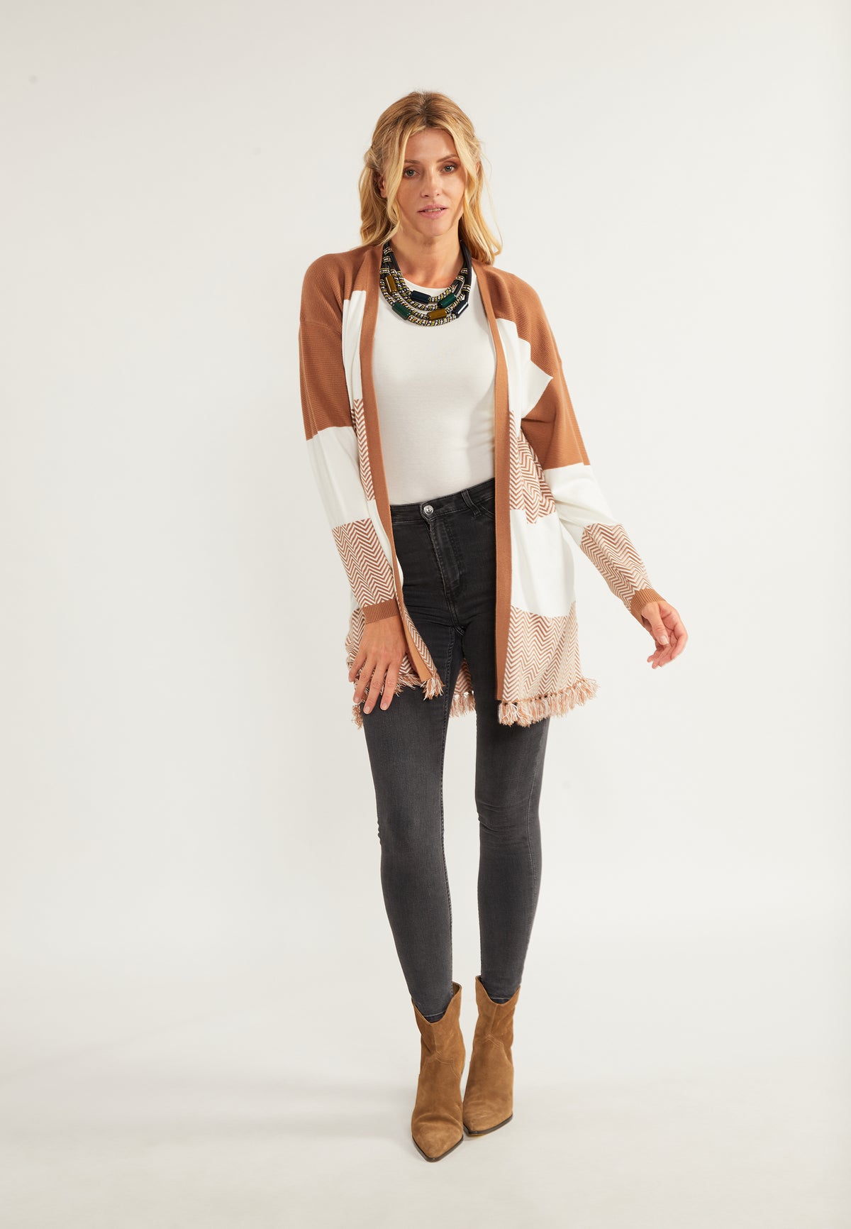 Basuto Women's Open Knit Cardigan