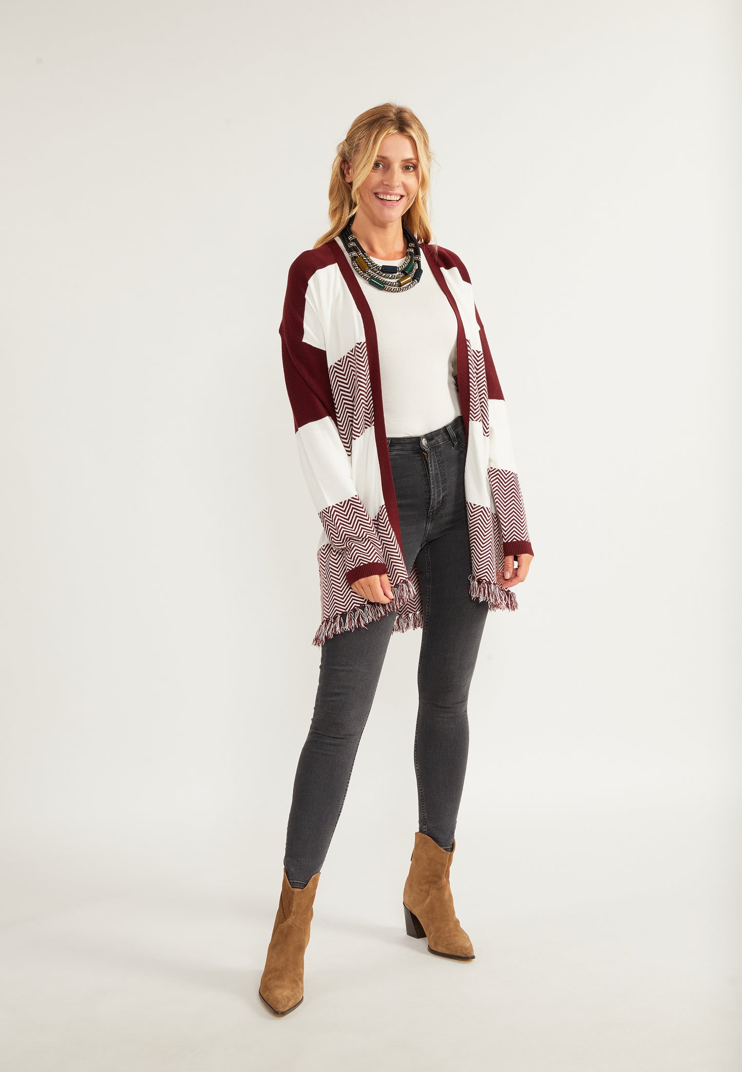Lomasi Women's Open Knit Cardigan