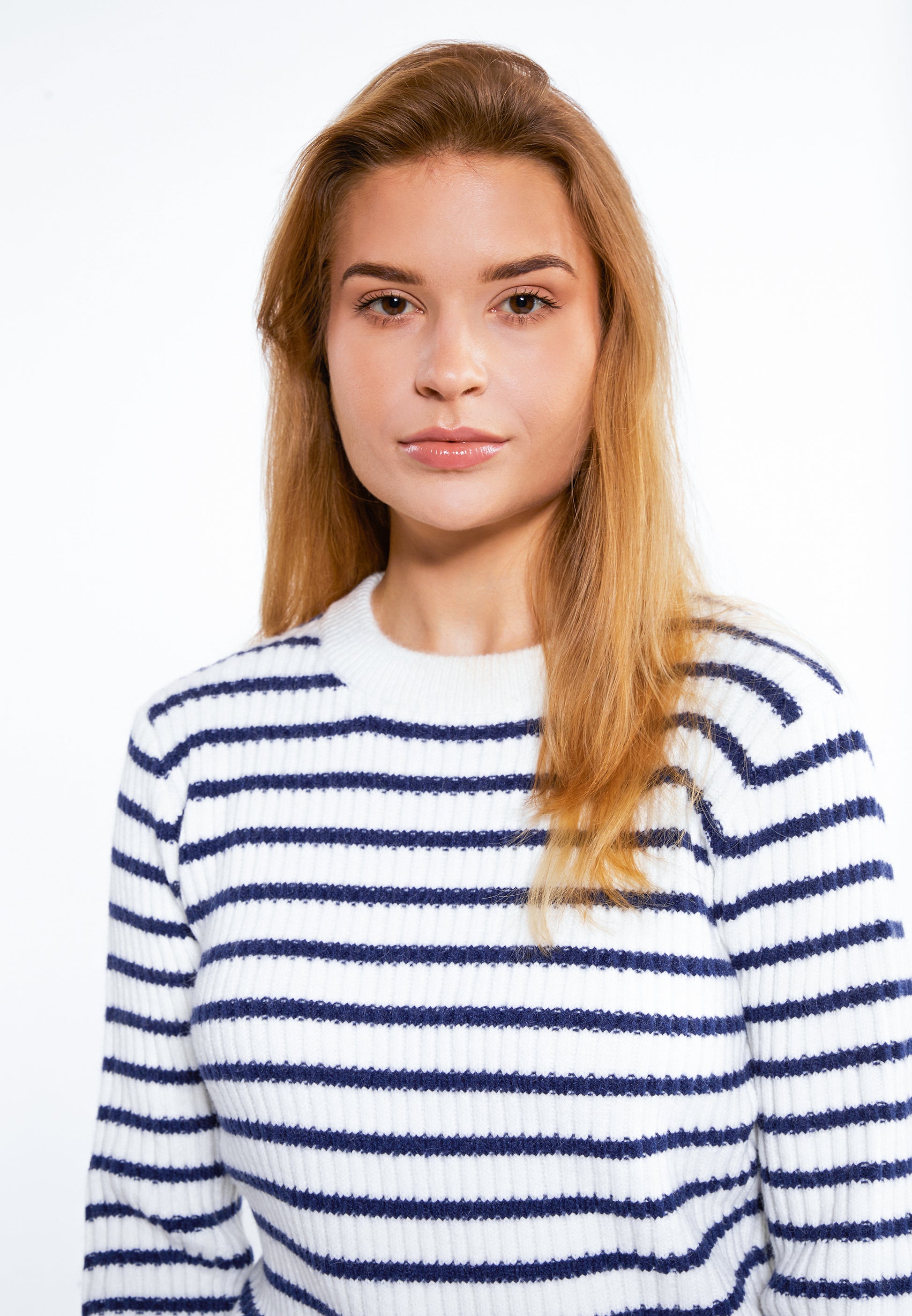 Damski sweter dzianina DreiMaster Maritim