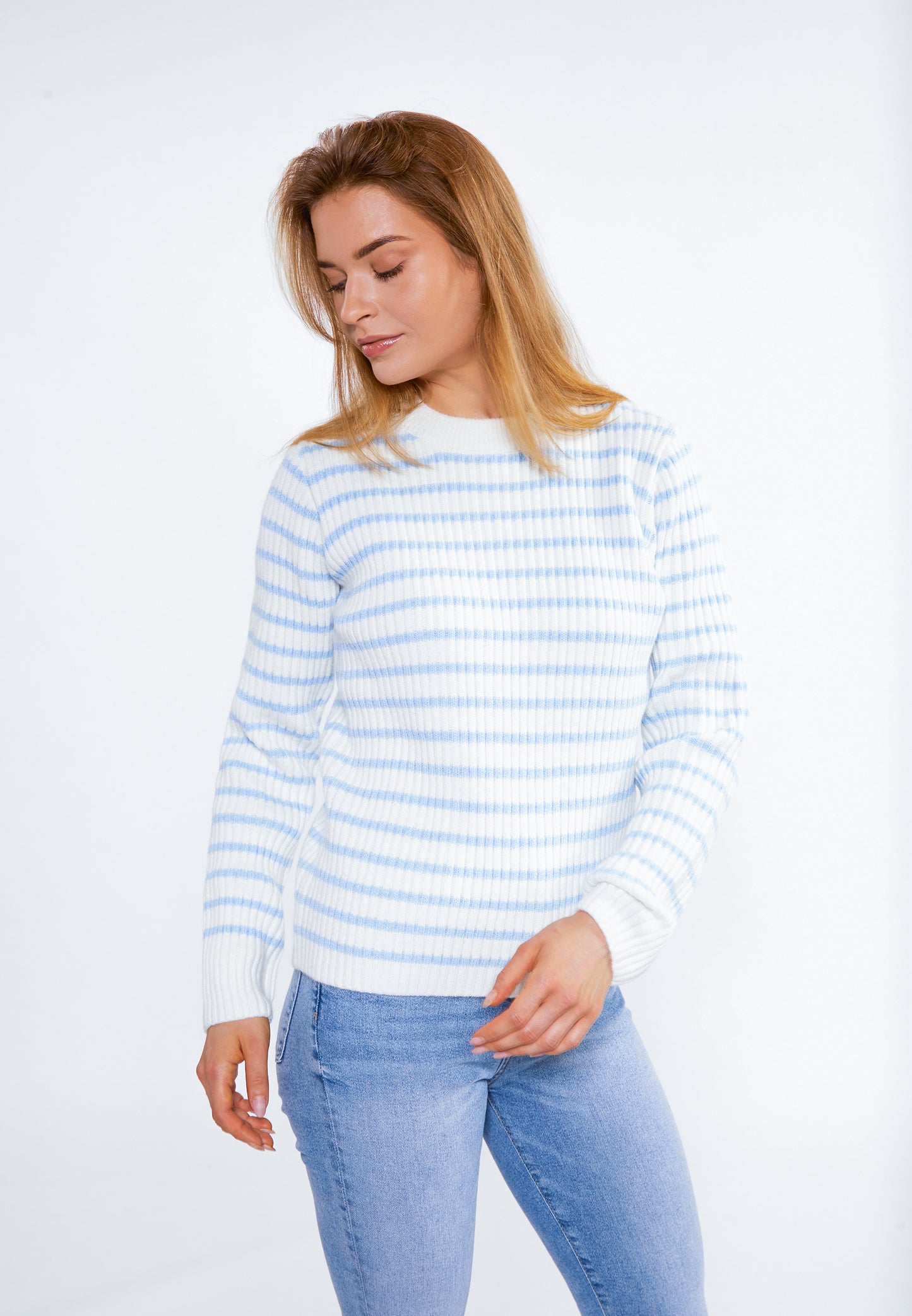 Damski sweter dzianina DreiMaster Maritim
