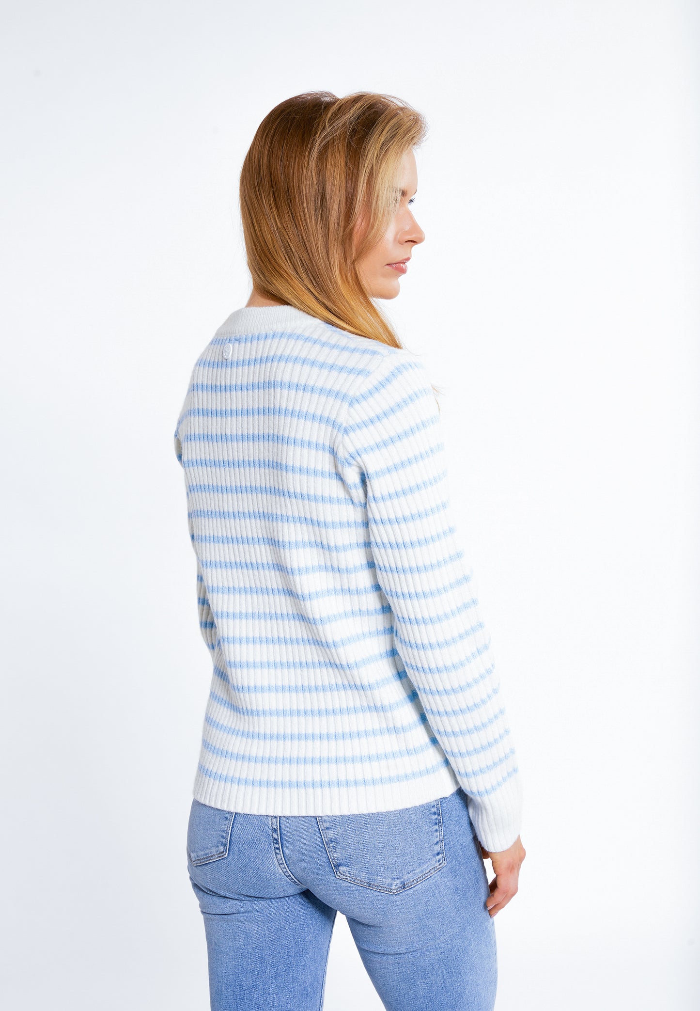 Damski sweter dzianina DreiMaster Maritim