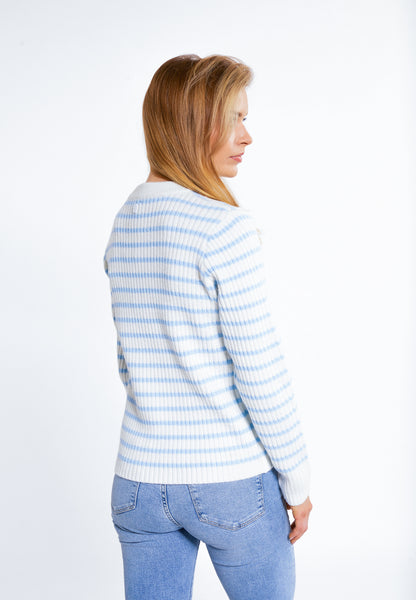 Damski sweter dzianina DreiMaster Maritim