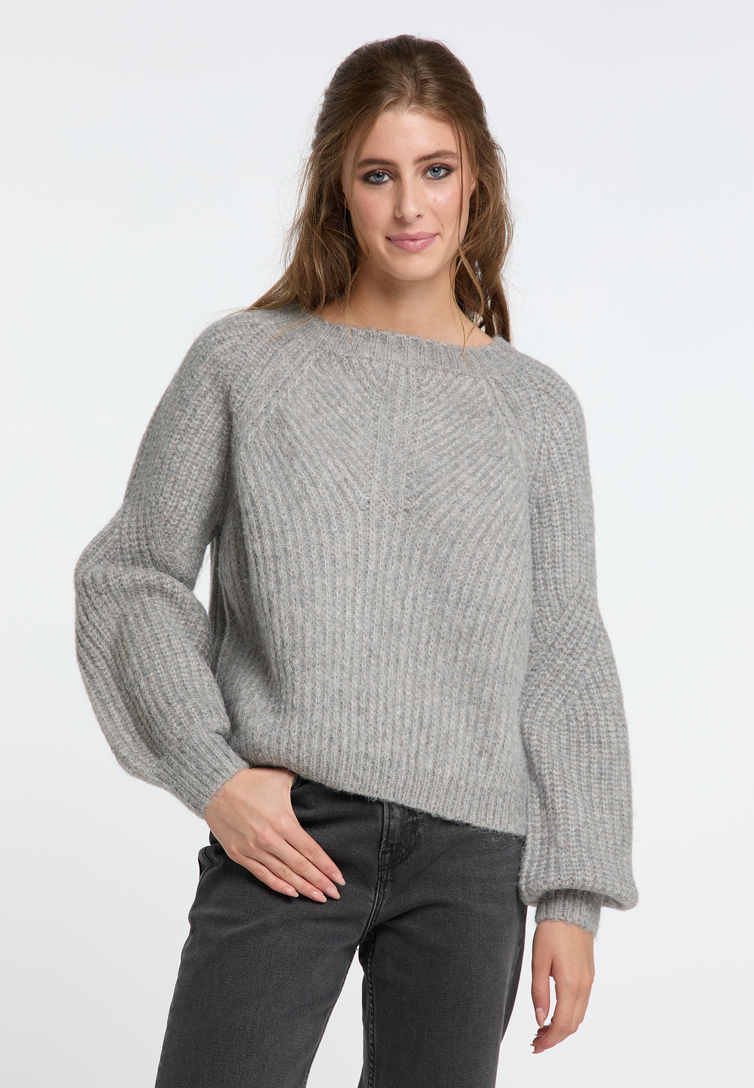 IZIA Damen-Strickpullover