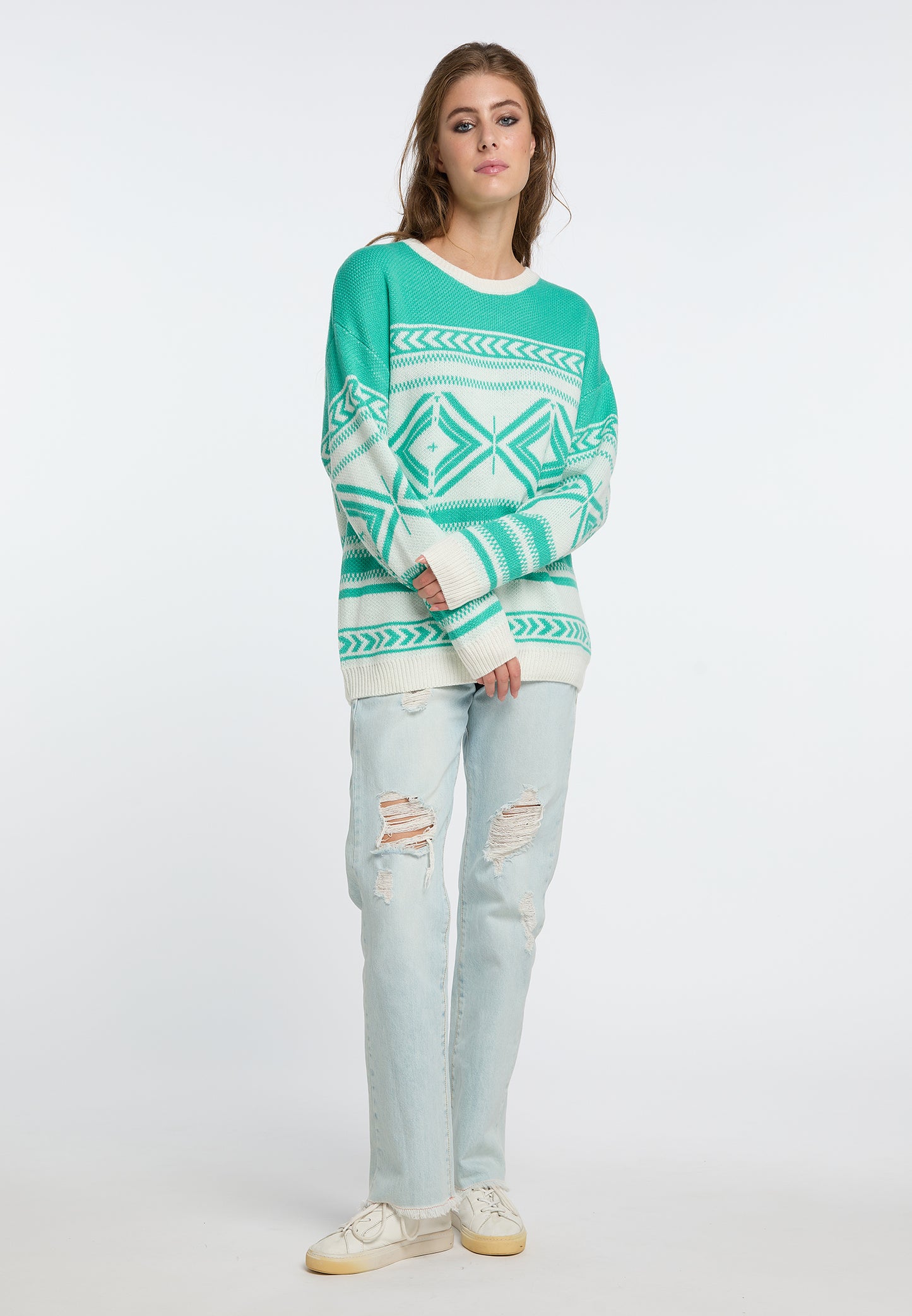 IZIA Damen-Strickpullover