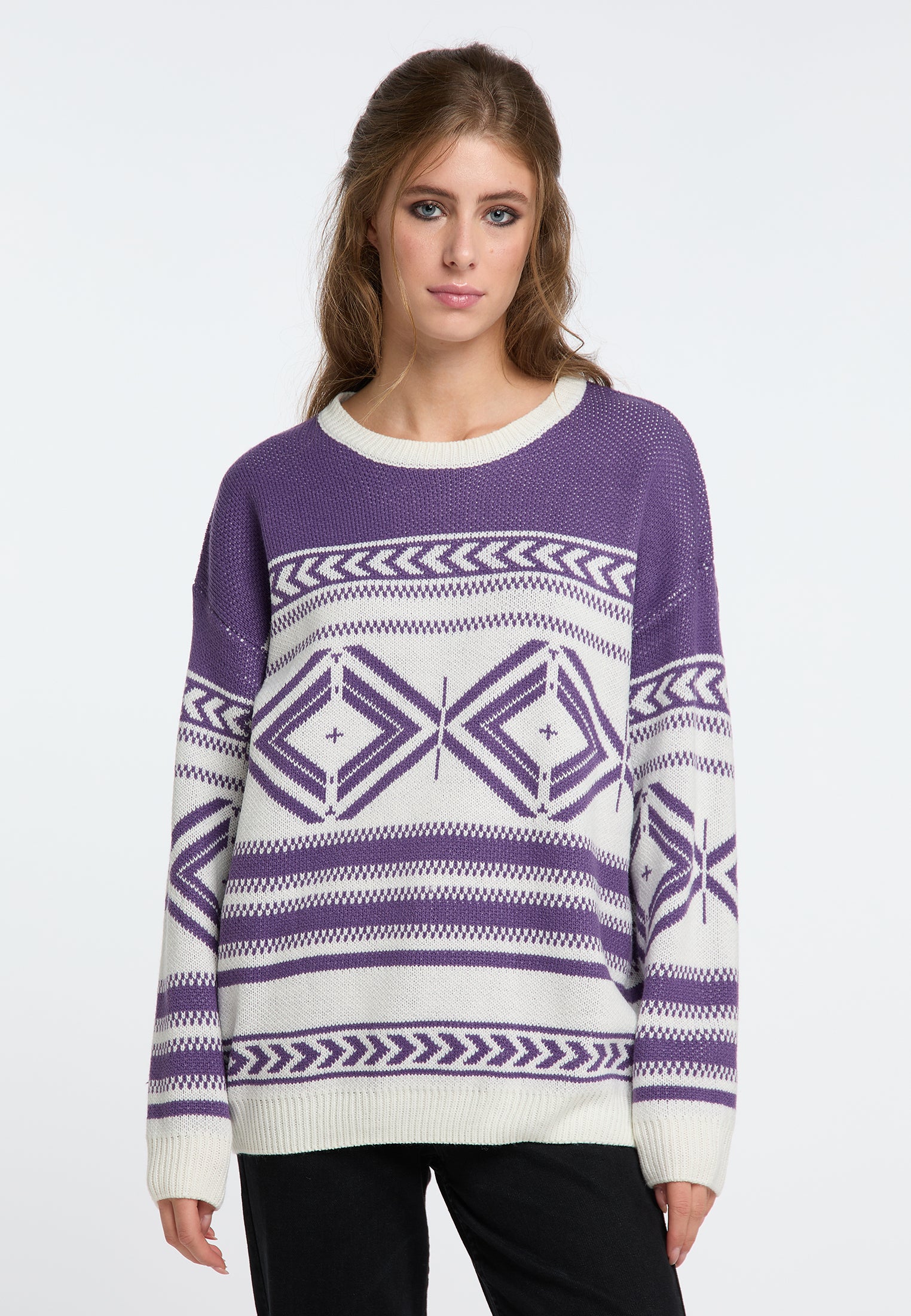 IZIA Damen-Strickpullover