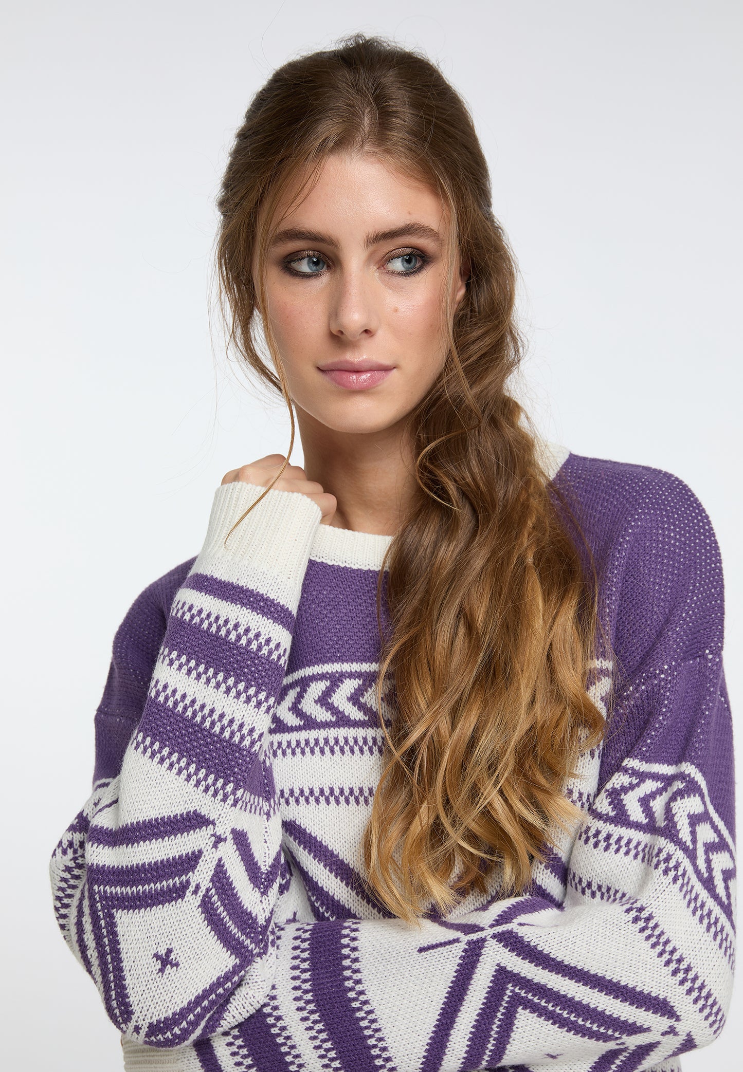 IZIA Damen-Strickpullover