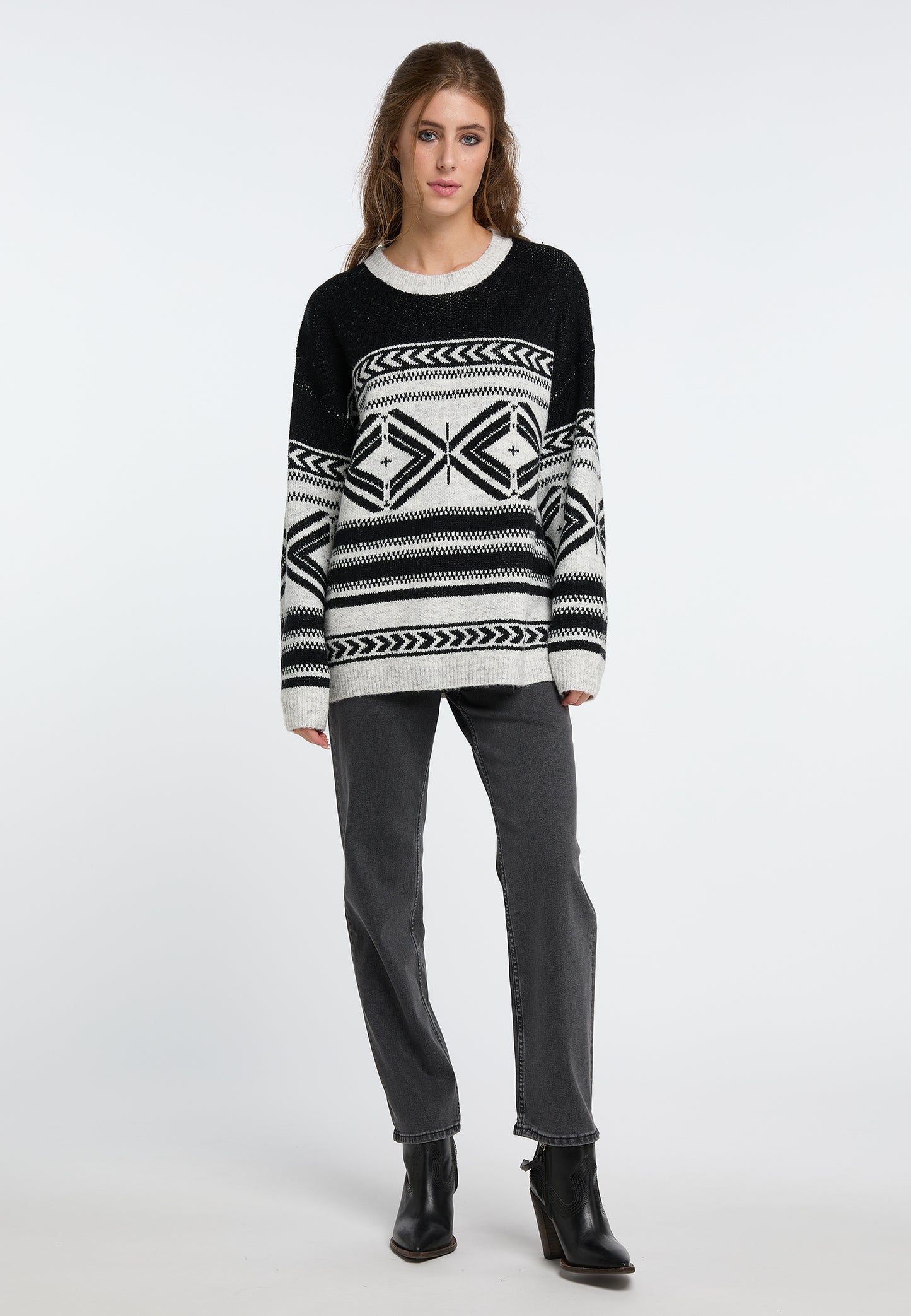 IZIA Damen-Strickpullover