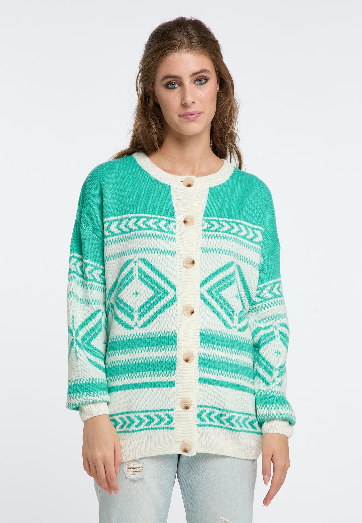 IZIA Damen Strickjacke