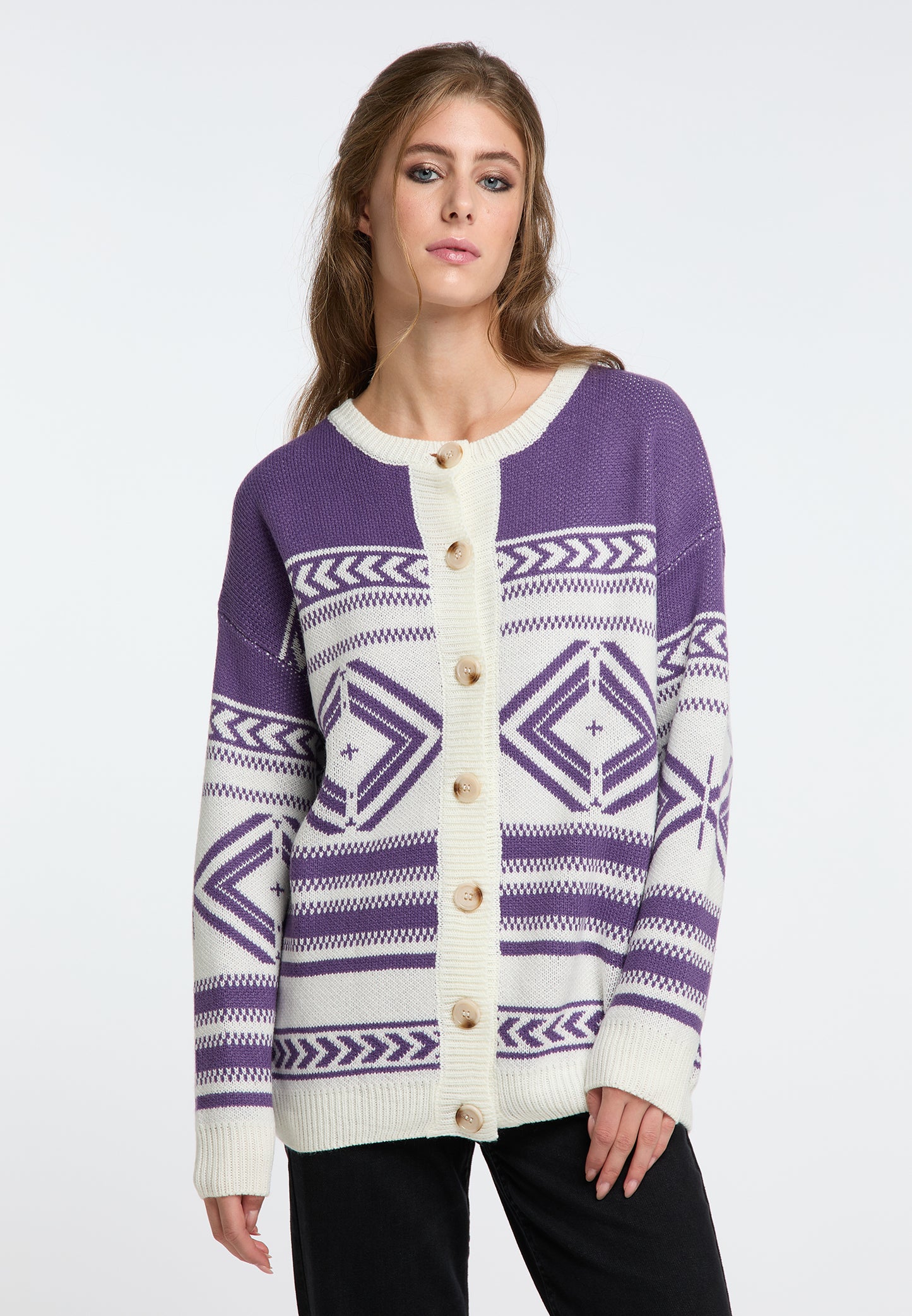 IZIA Damen Strickjacke