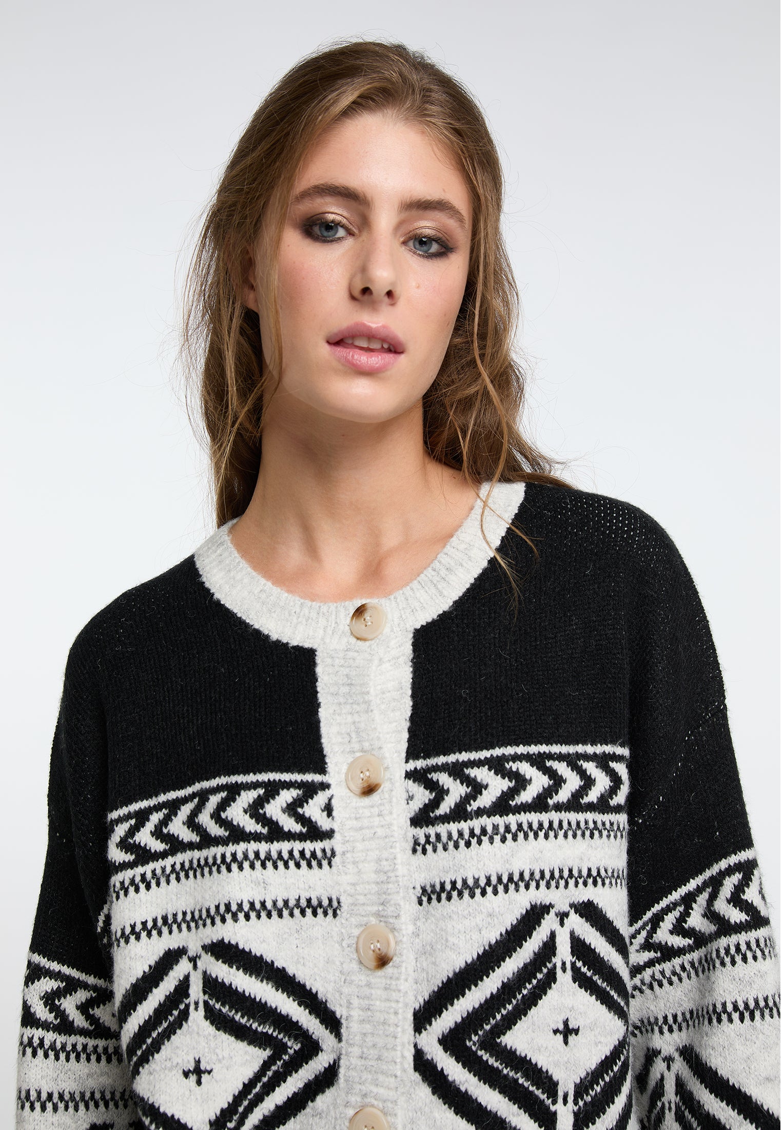 IZIA Damen Strickjacke