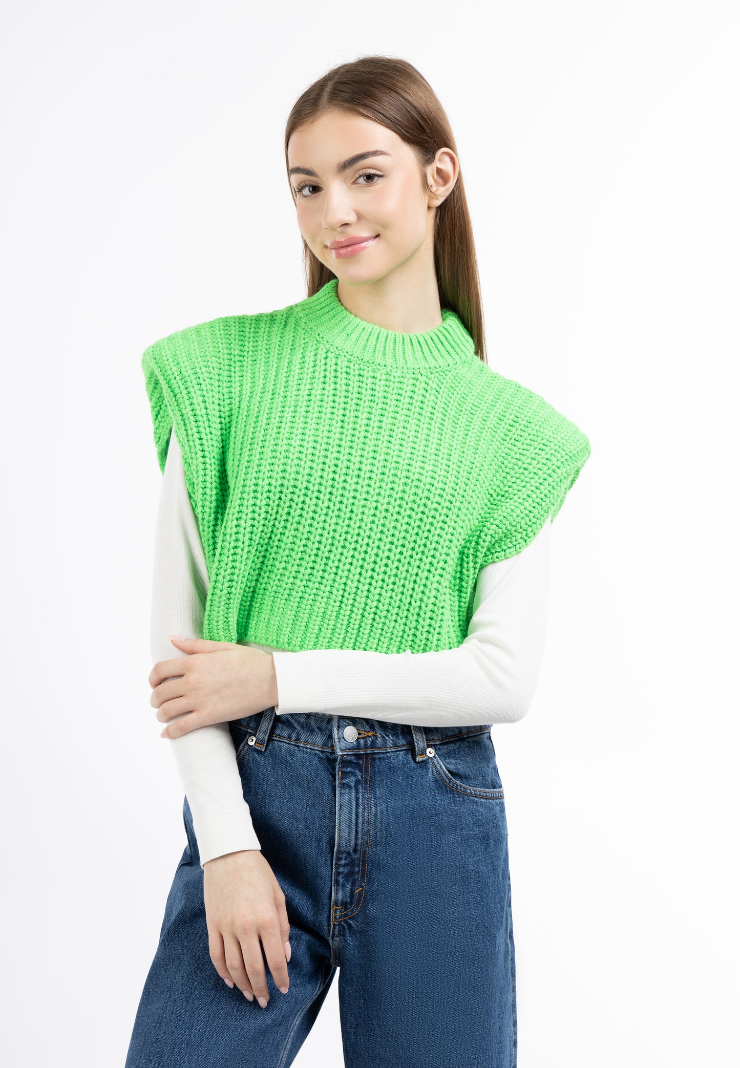myMo Pullover-Weste für Damen