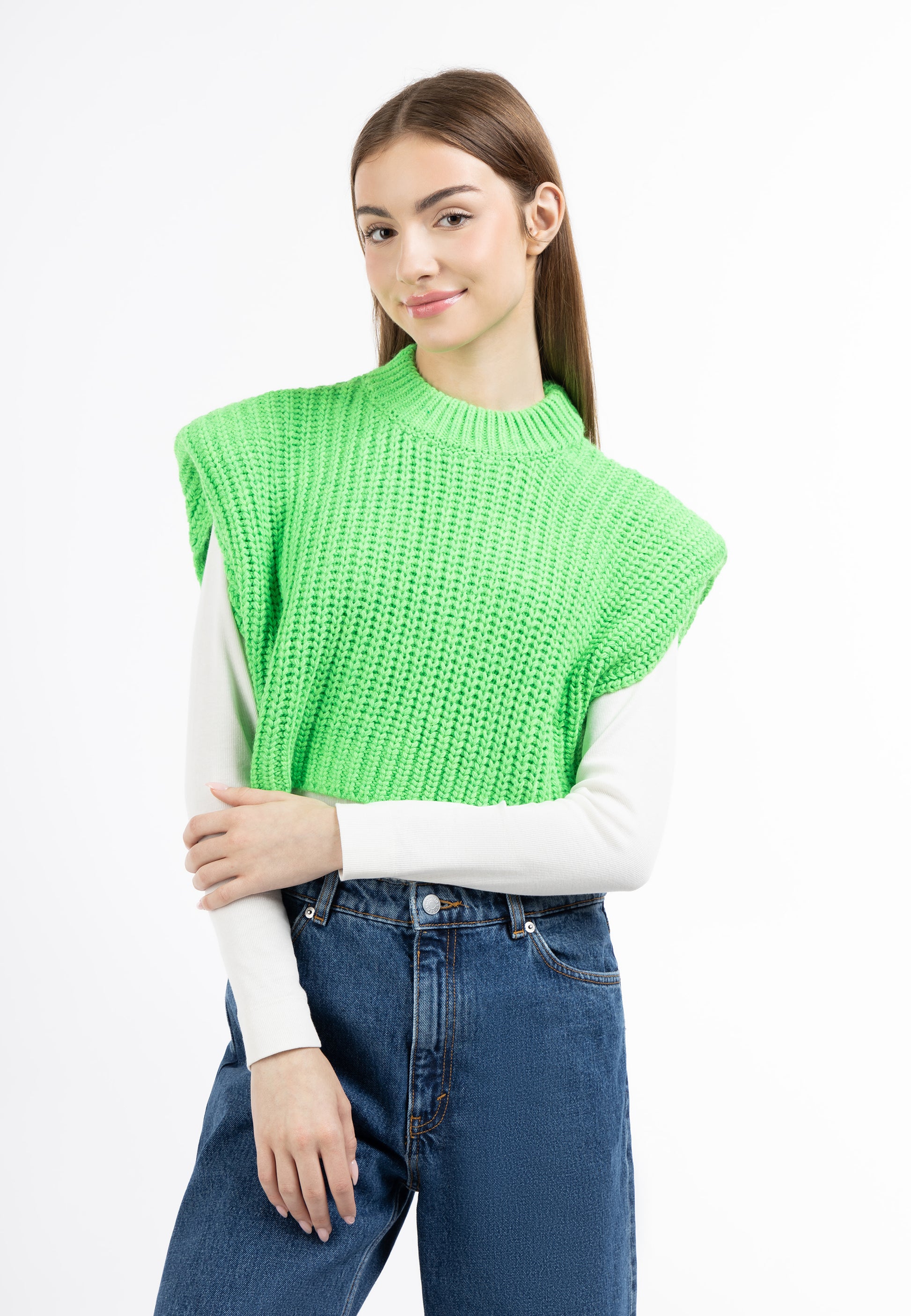 myMo Pullover-Weste für Damen
