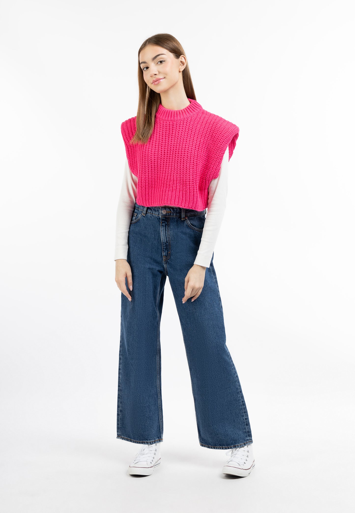 myMo Pullover-Weste für Damen