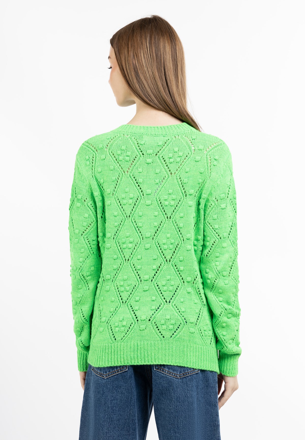 myMo Damen-Strickpullover