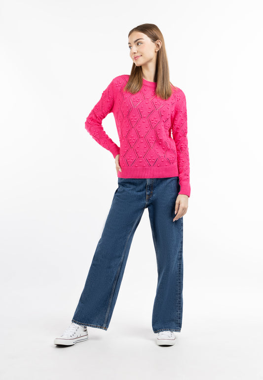 myMo Damen-Strickpullover