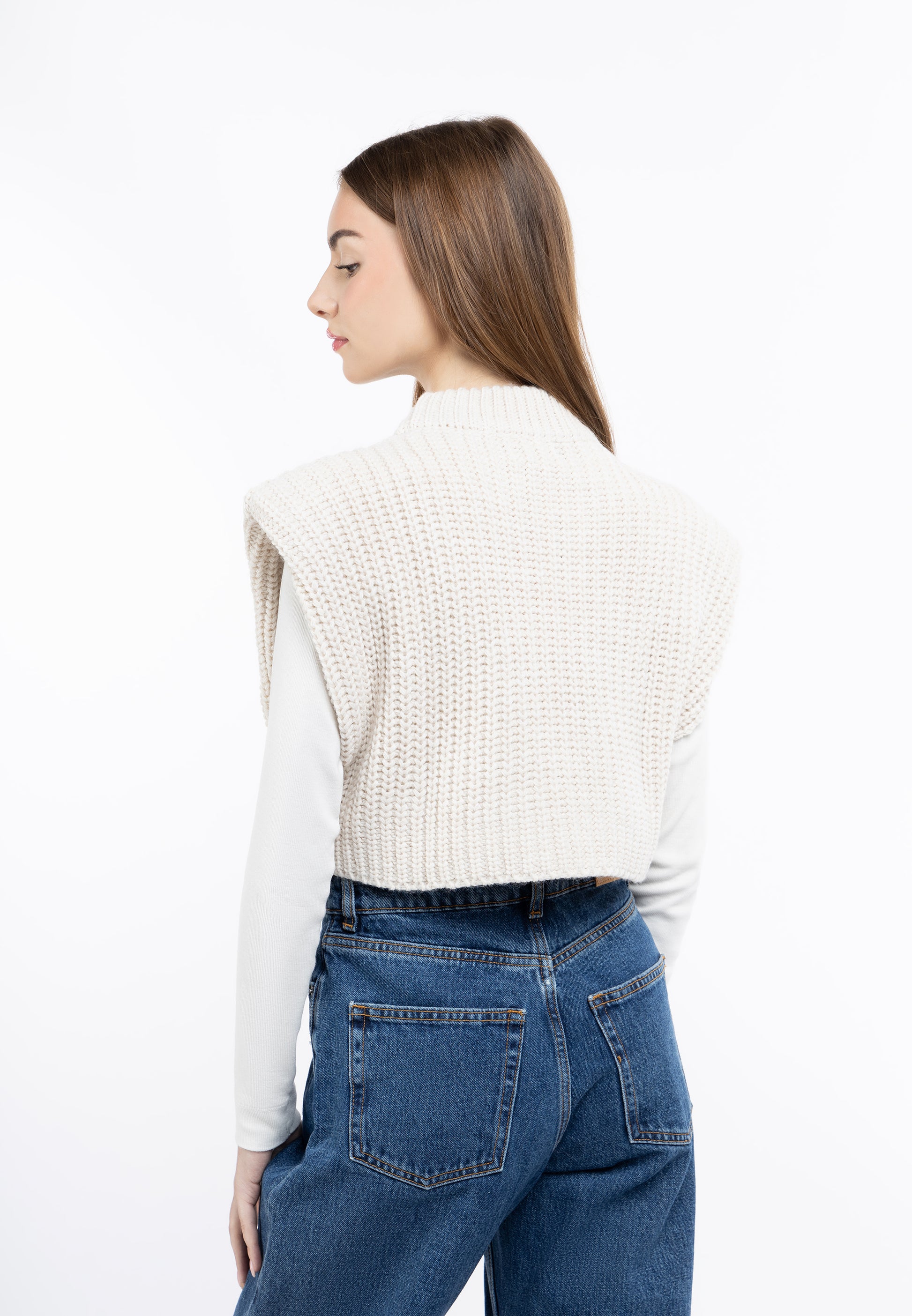 myMo Pullover-Weste für Damen