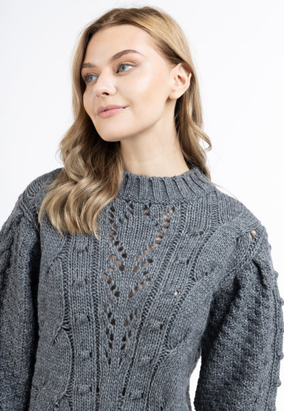Damski sweter dzianina DreiMaster vintage