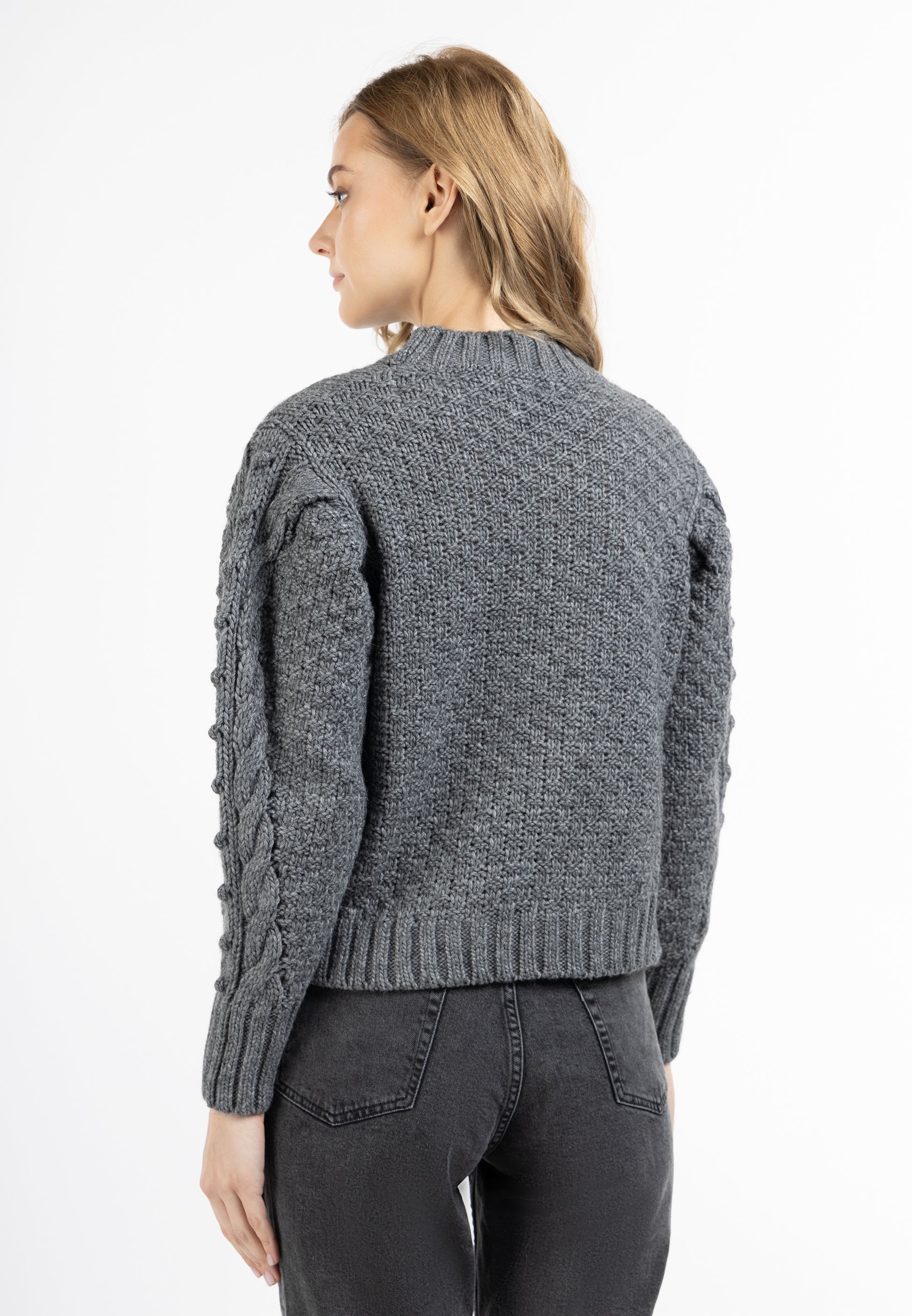 Damski sweter dzianina DreiMaster vintage