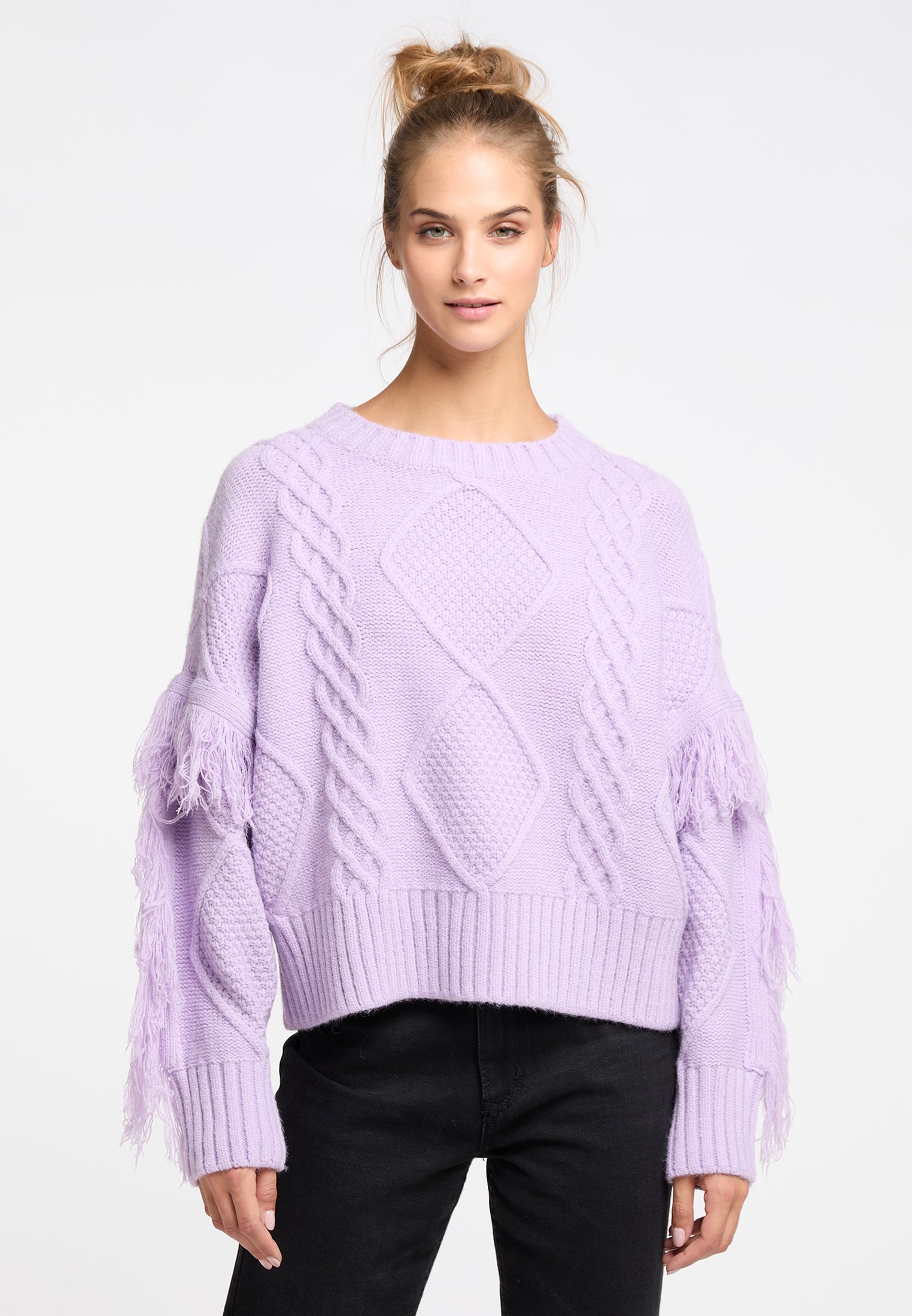 IZIA Damen-Strickpullover