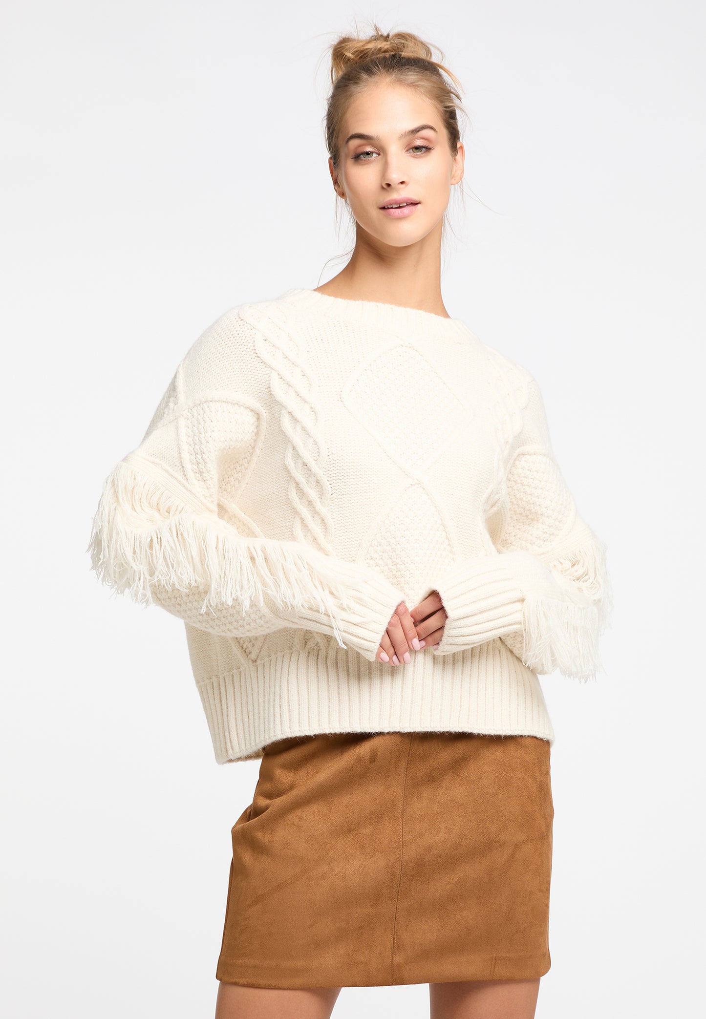 IZIA Damen-Strickpullover