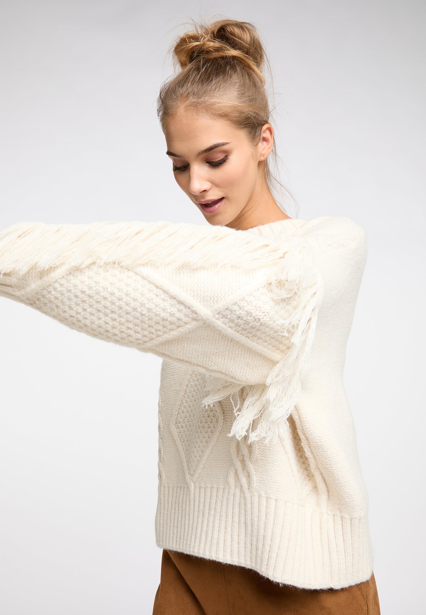 IZIA Damen-Strickpullover