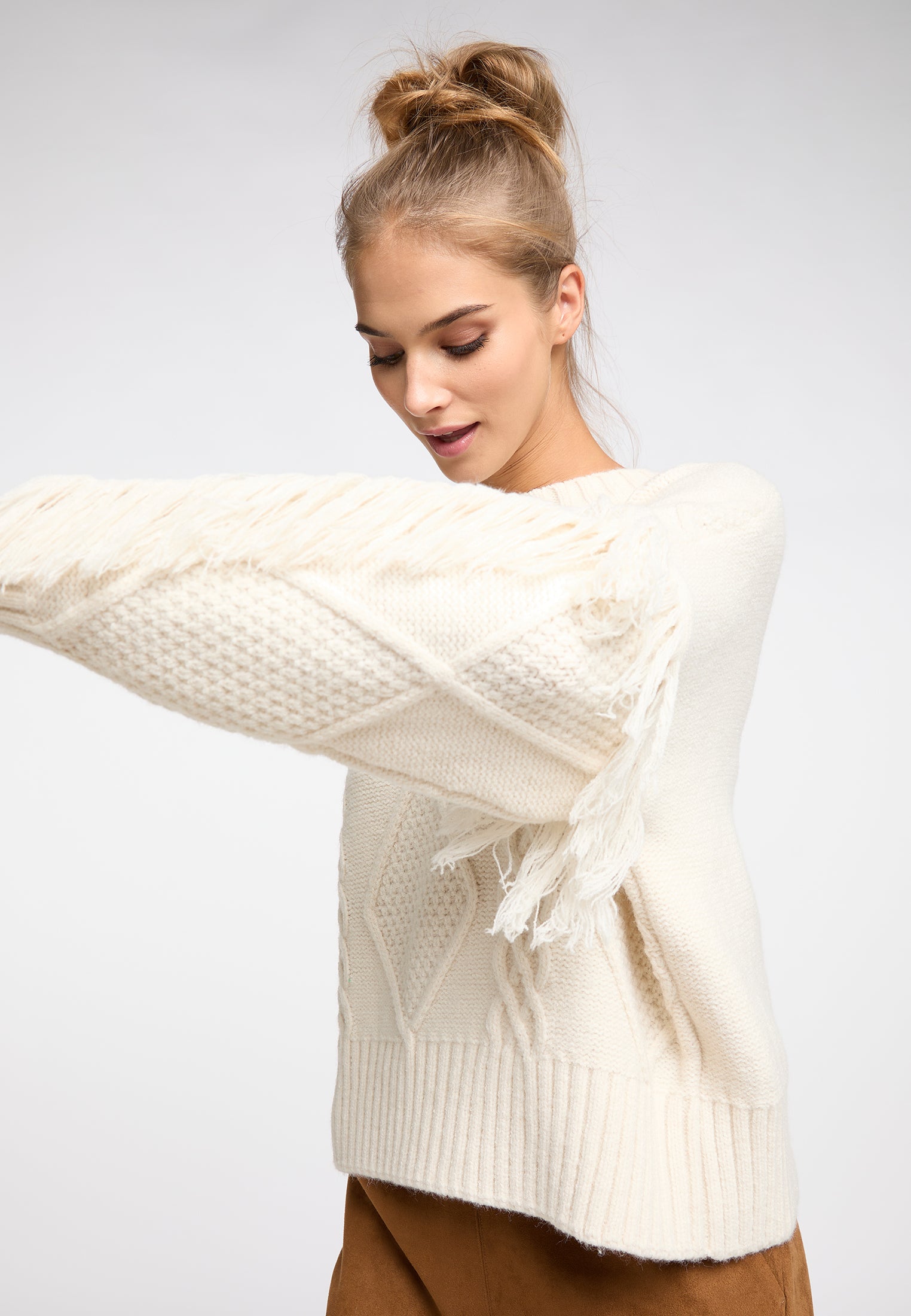 IZIA Damen-Strickpullover
