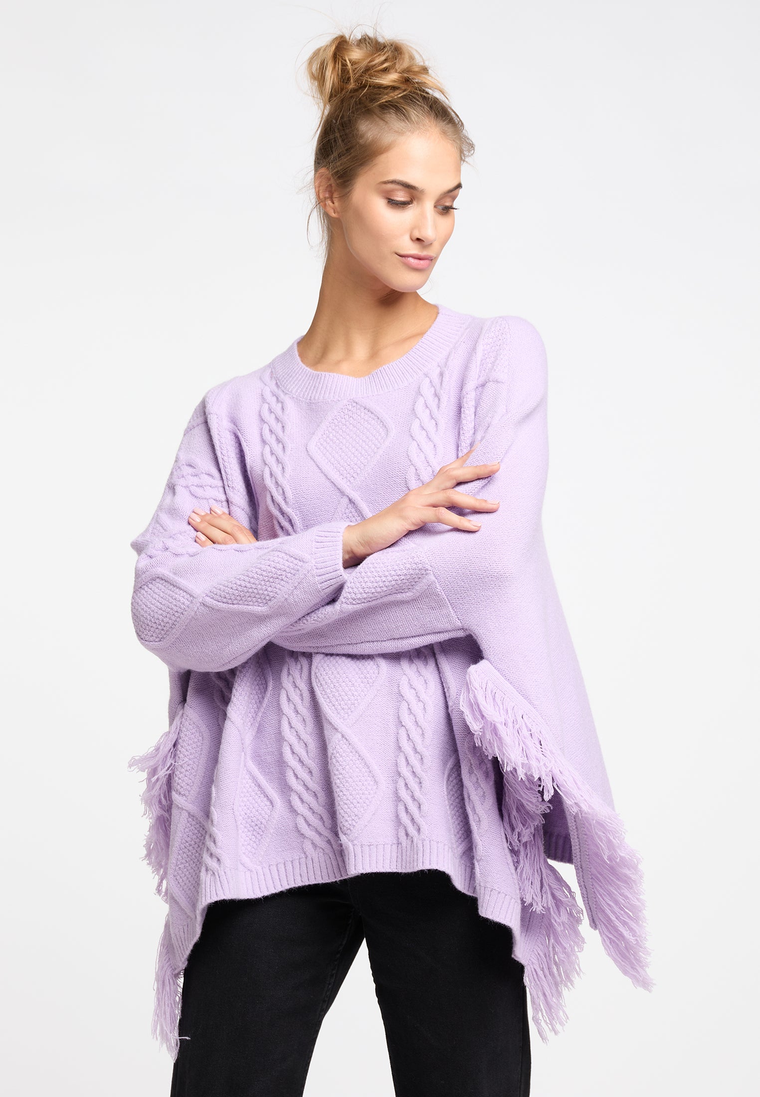 IZIA Damen-Strickpullover