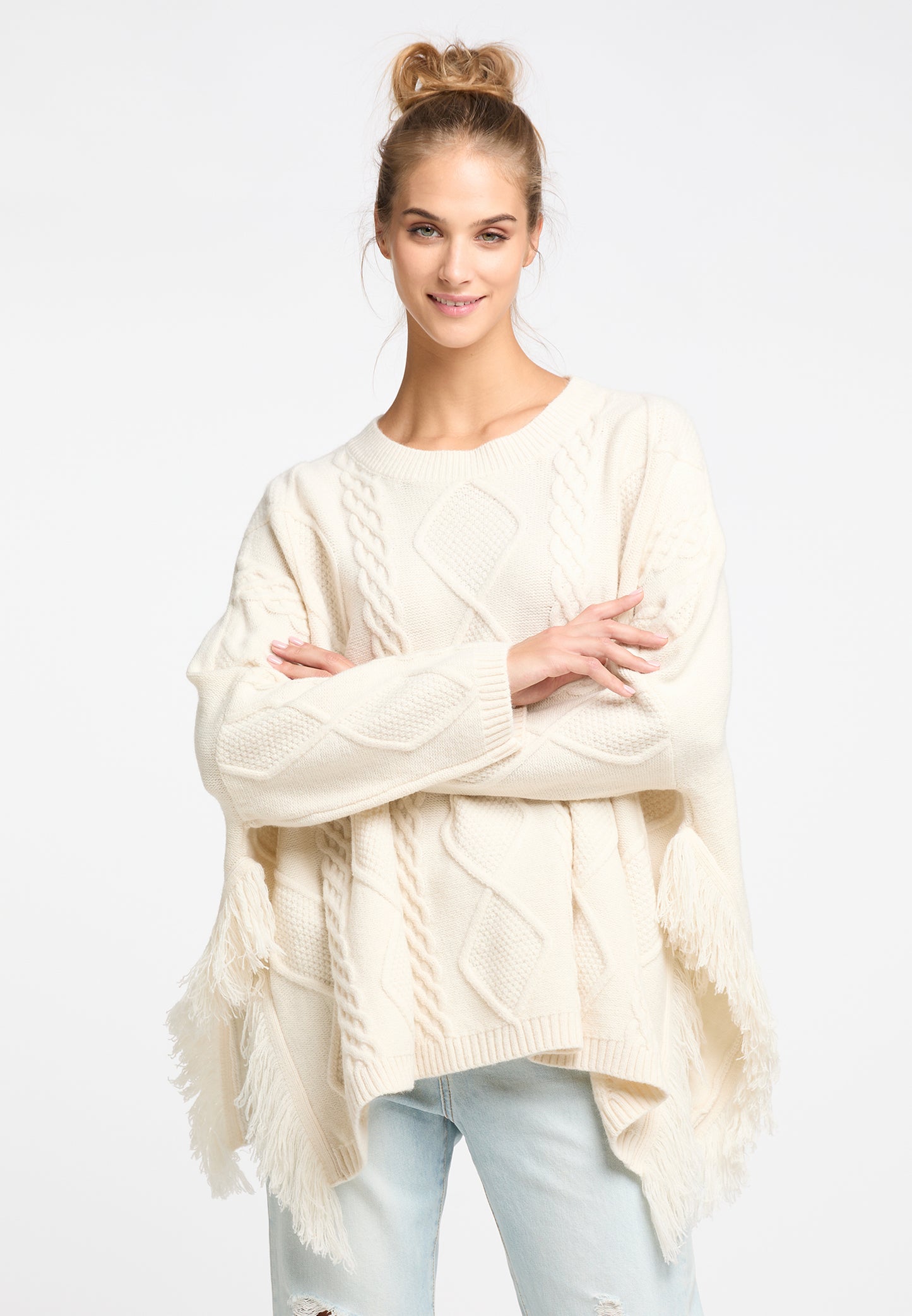 IZIA Damen-Strickpullover