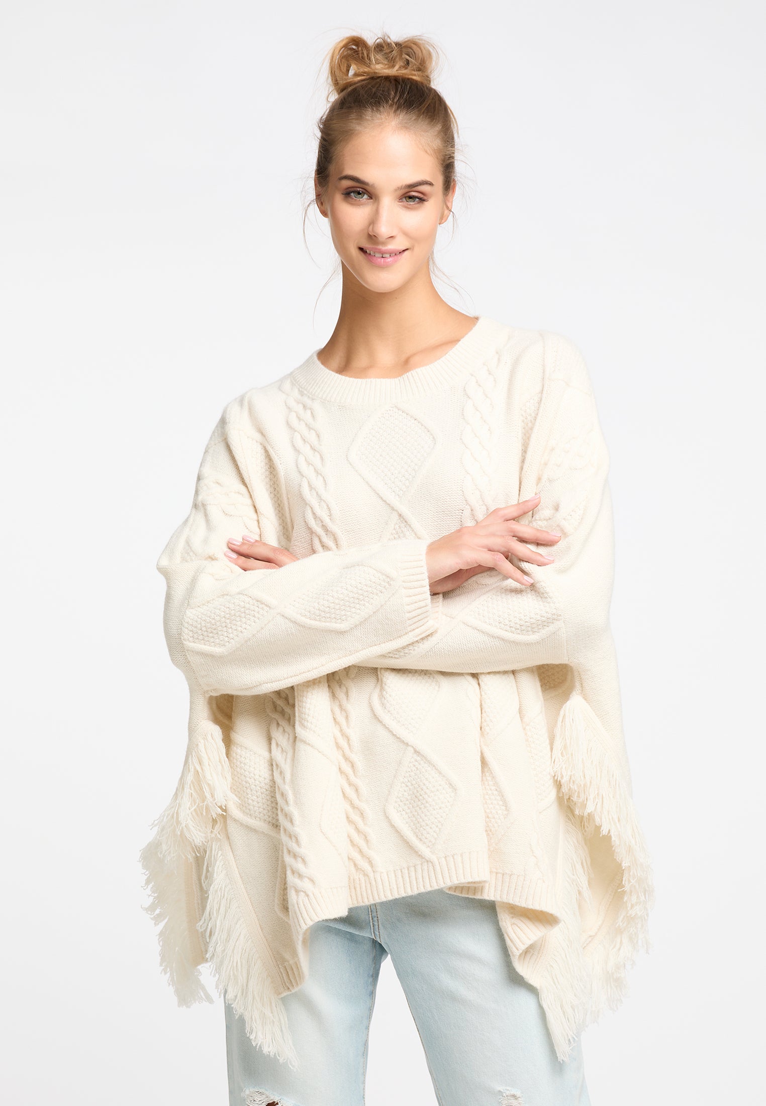 IZIA Damen-Strickpullover